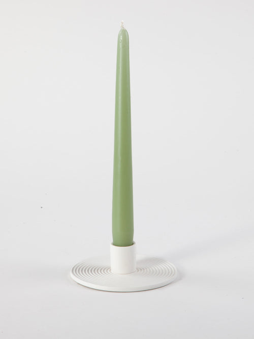 Candle holder - White