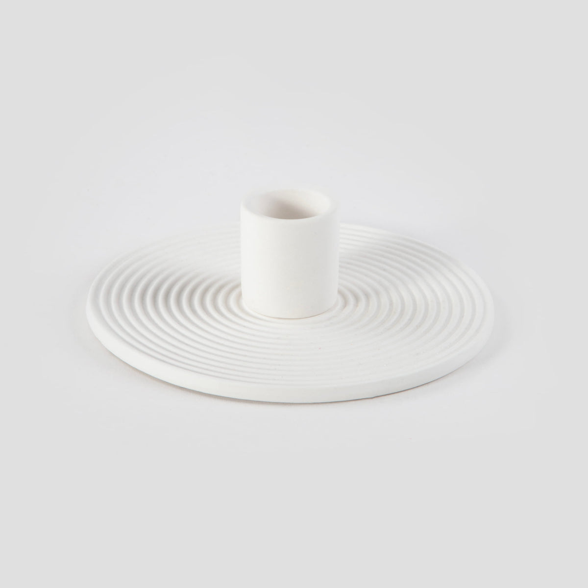 Candle holder - White